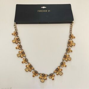 NAT forever 21 gem necklace